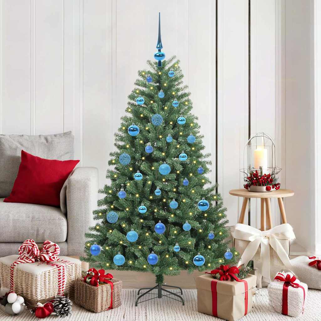 Künstlicher klappbarer Weihnachtsbaum Grün 150 cm