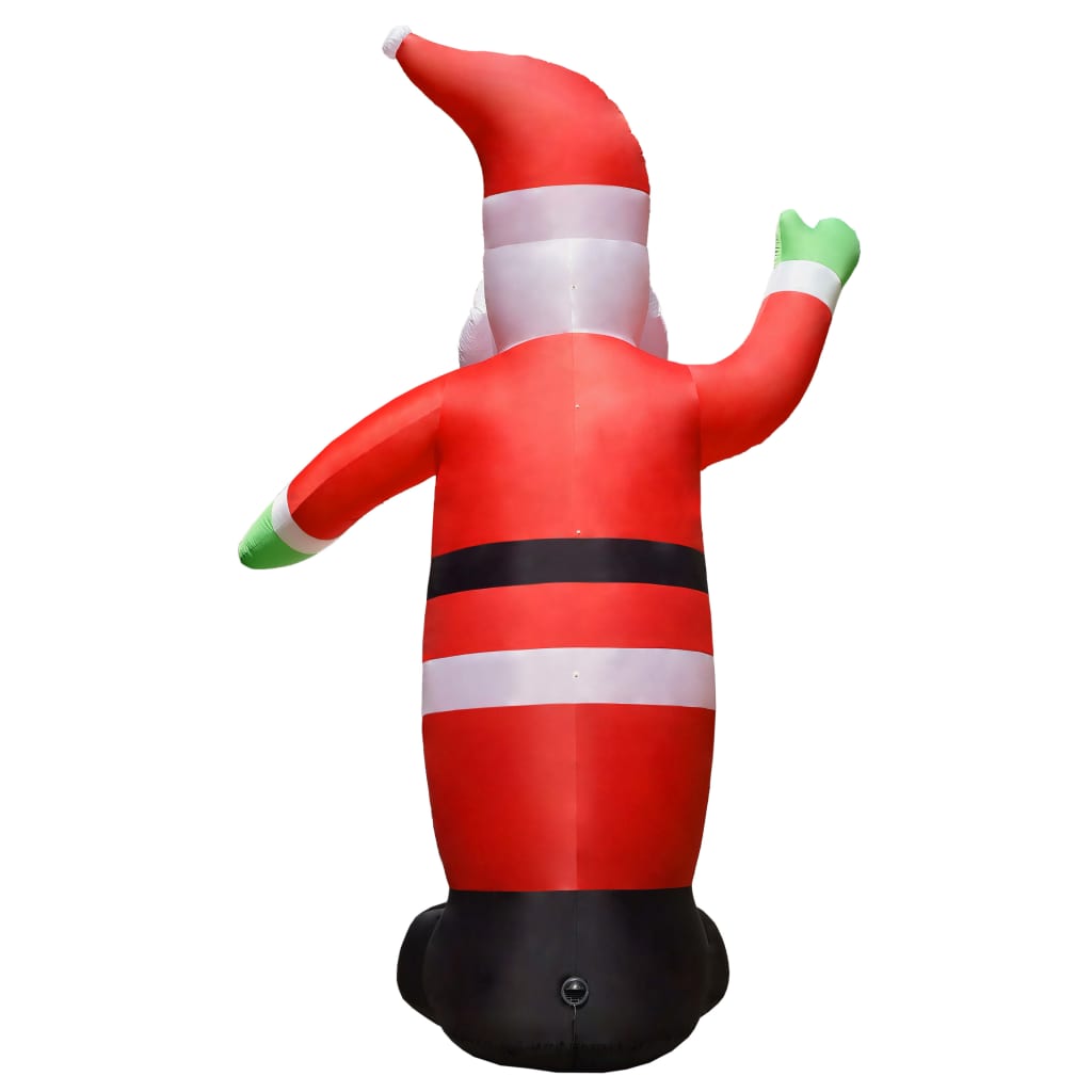 Aufblasbarer Weihnachtsmann mit LEDs Weihnachtsdeko IP44 4,5 m