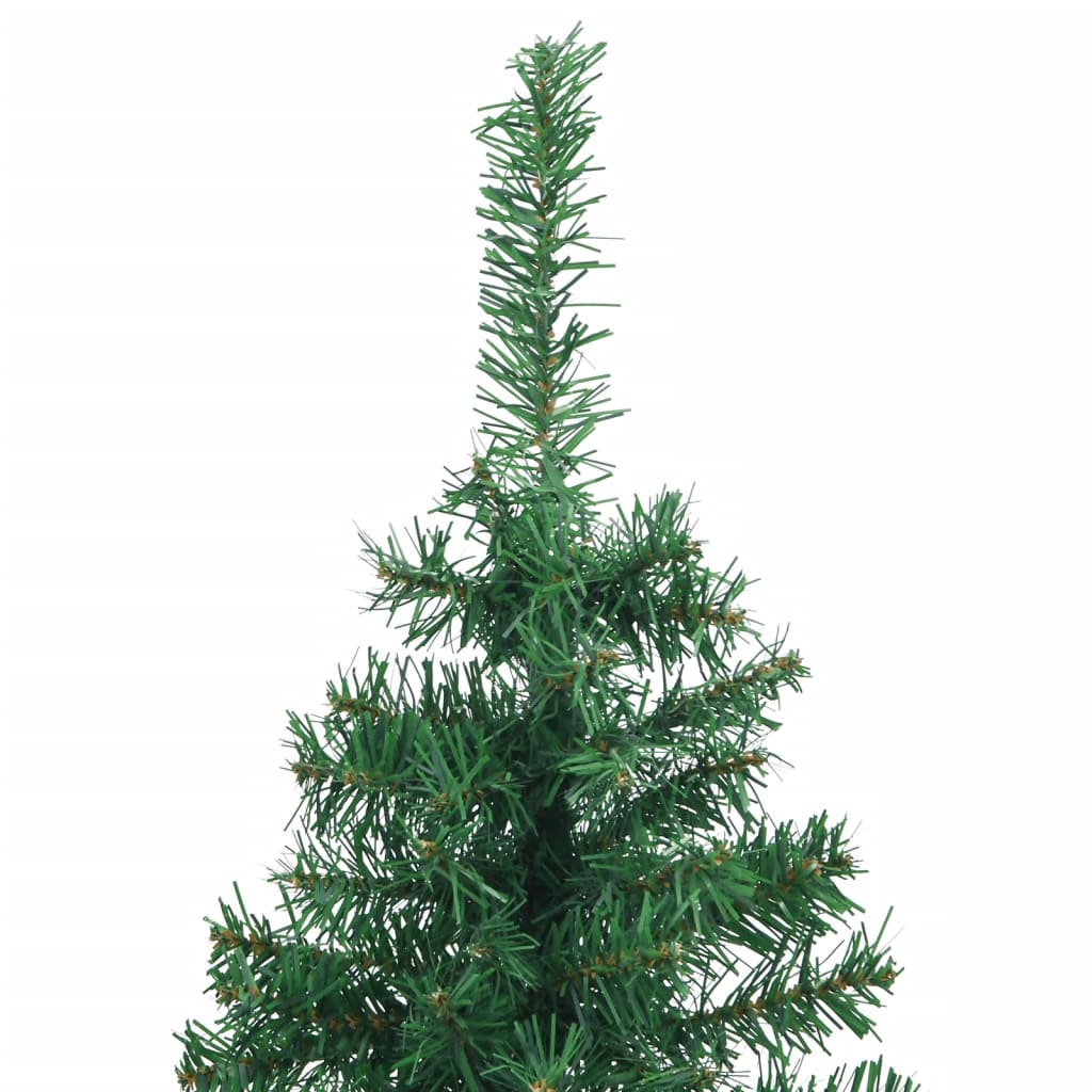 Künstlicher Eck-Weihnachtsbaum Grün 120 cm PVC