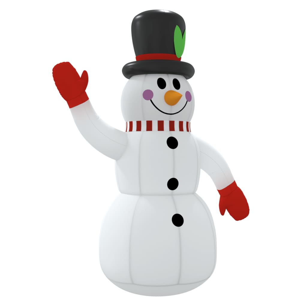 Aufblasbarer Schneemann mit LEDs 300 cm