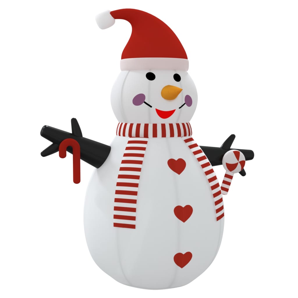 Aufblasbarer Schneemann mit LEDs 250 cm