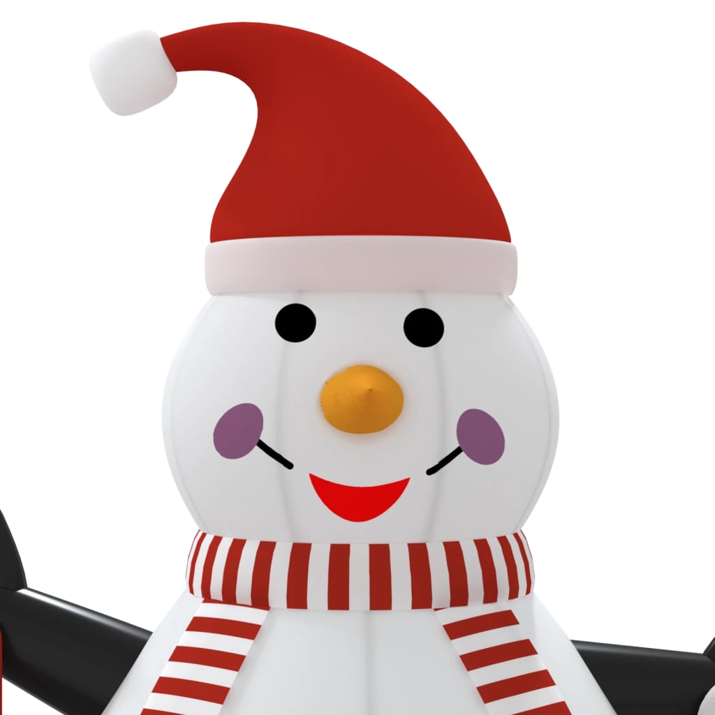 Aufblasbarer Schneemann mit LEDs 250 cm