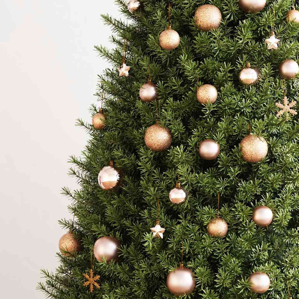 111-tlg. Weihnachtskugel-Set Rosegold Polystyrol