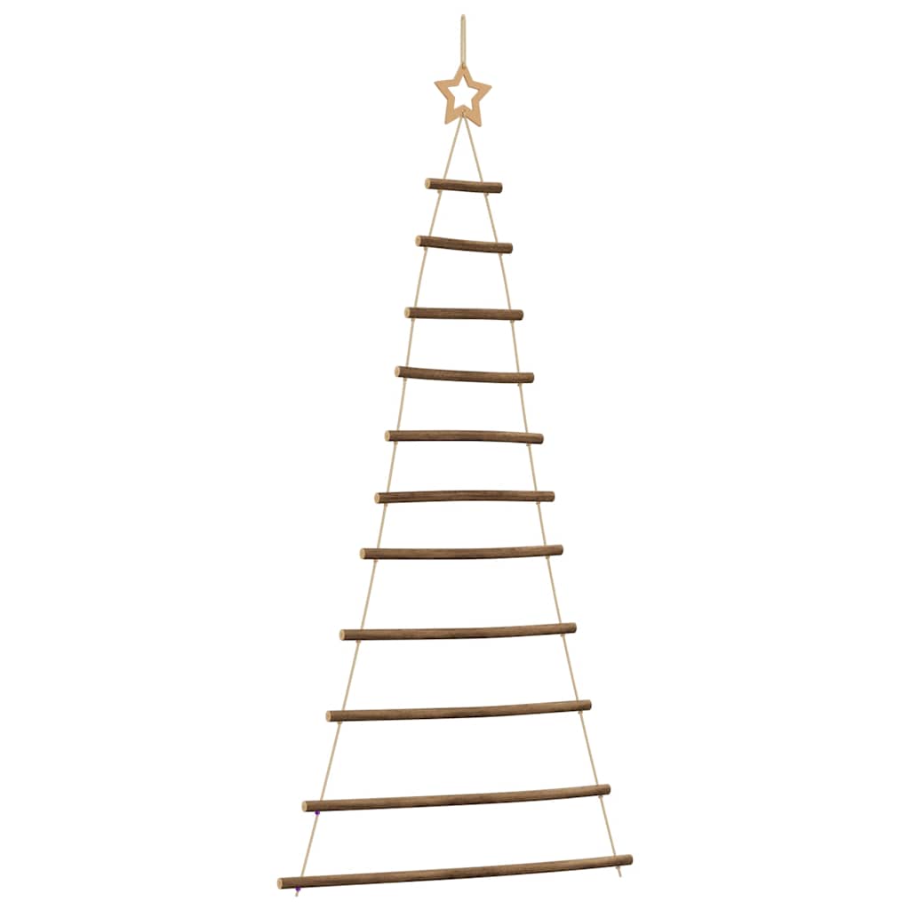 Hängender Weihnachtsbaum mit Sternspitze 74x150 cm Naturzweig