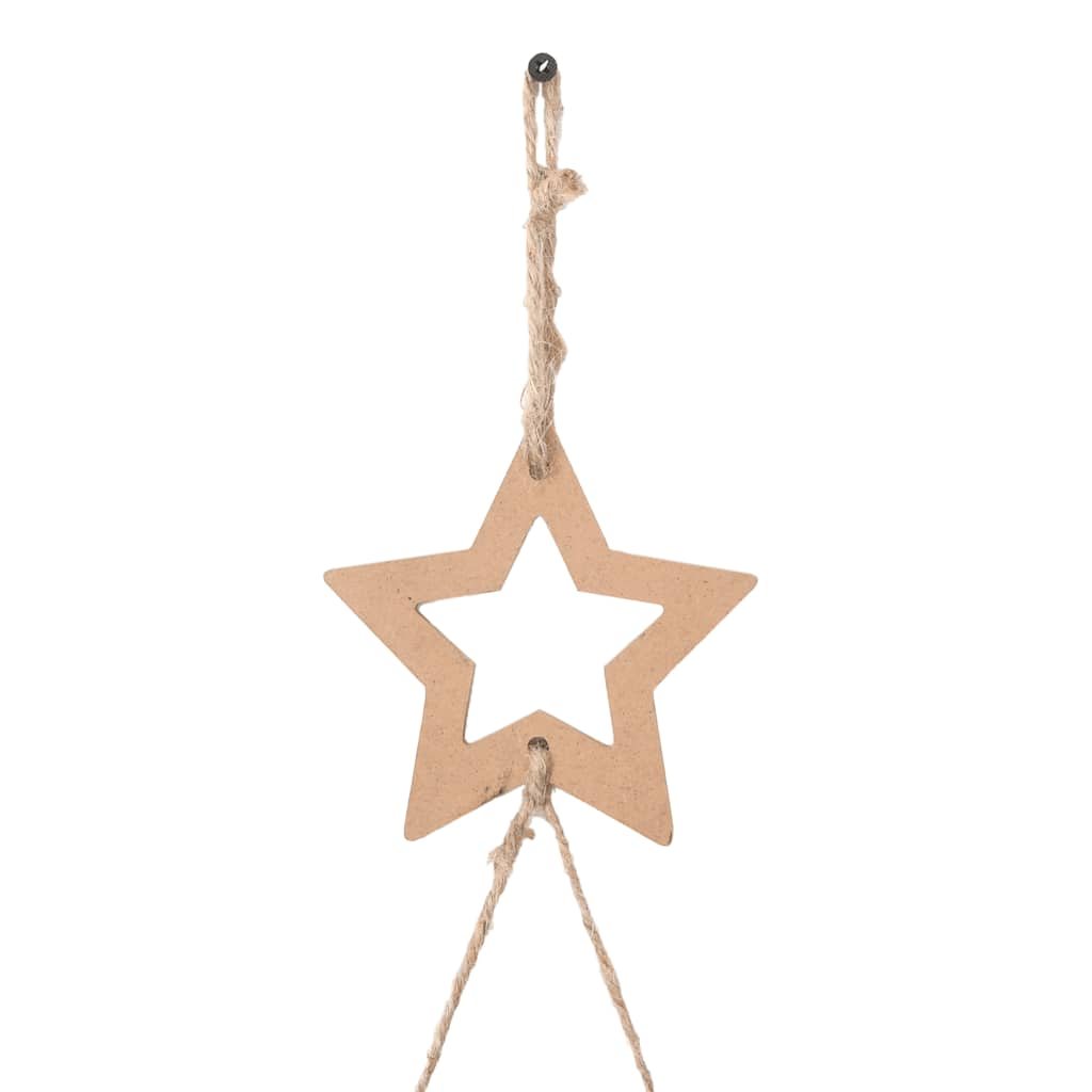 Hängender Weihnachtsbaum mit Sternspitze 74x150 cm Naturzweig