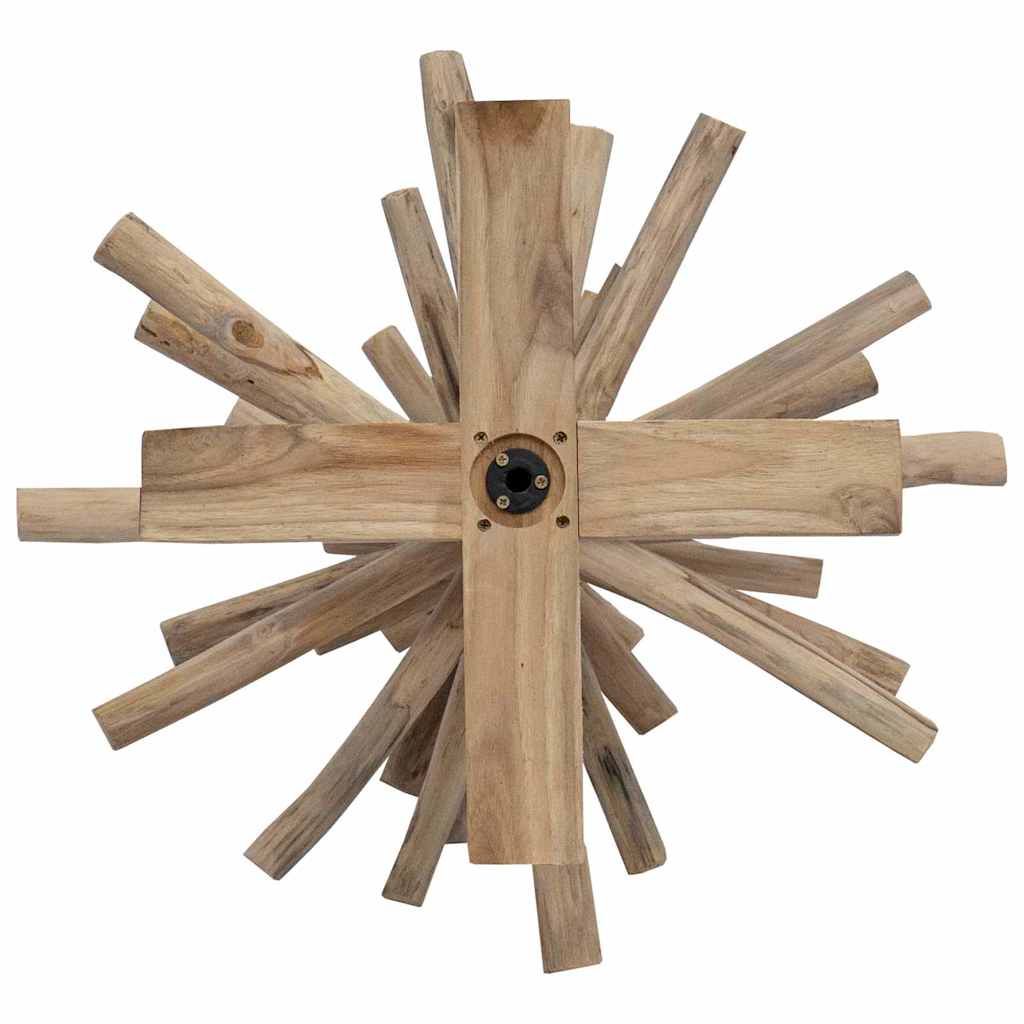 Weihnachtsbaum mit Ständer Braun 120 cm Massivholz Teak