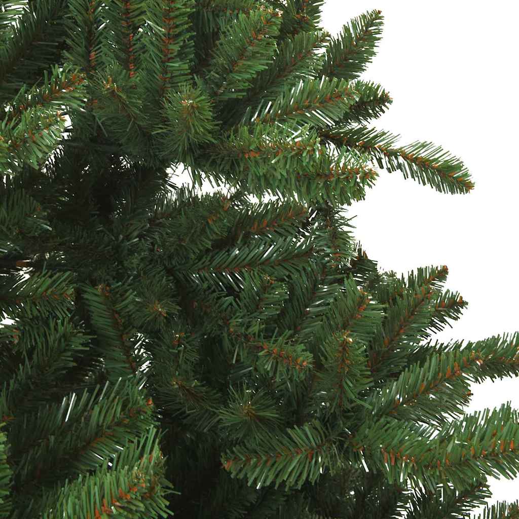 Künstlicher klappbarer Weihnachtsbaum Grün 180 cm PVC, Stahl