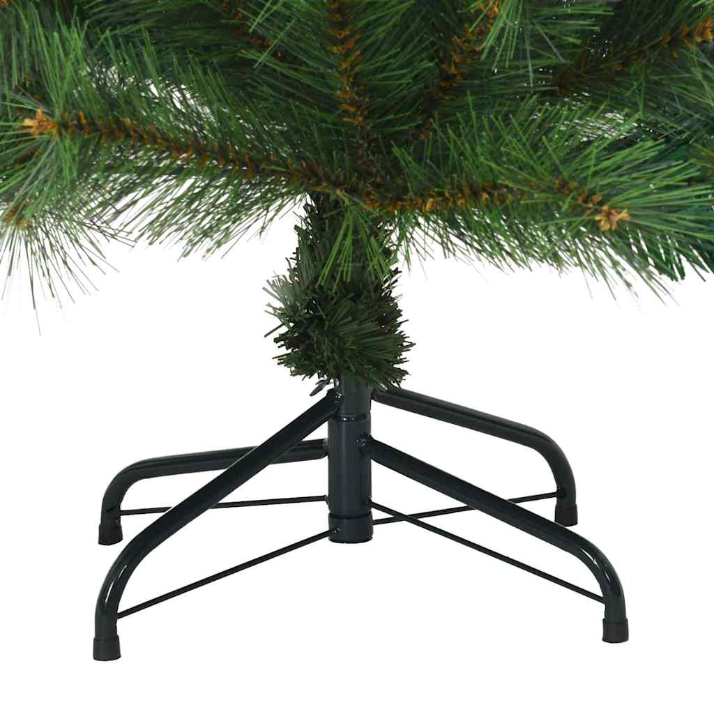 Künstlicher klappbarer Weihnachtsbaum Grün 120 cm PVC, Stahl