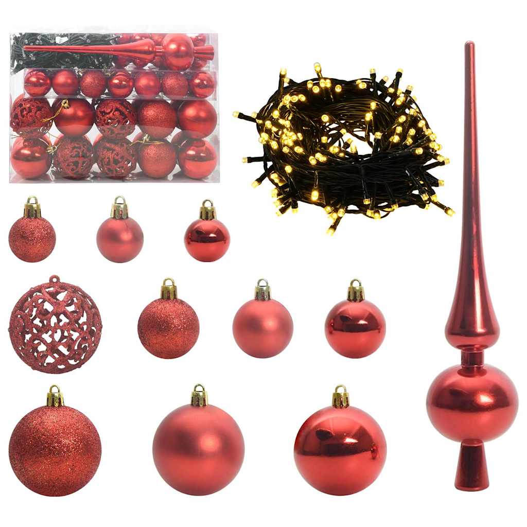 Eckiger künstlicher Weihnachtsbaum Grün 120 cm PVC und Metall