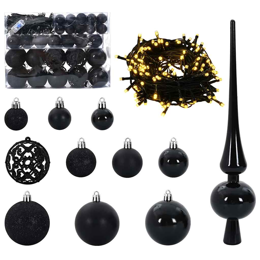 Eckiger künstlicher Weihnachtsbaum Grün 120 cm PVC und Metall
