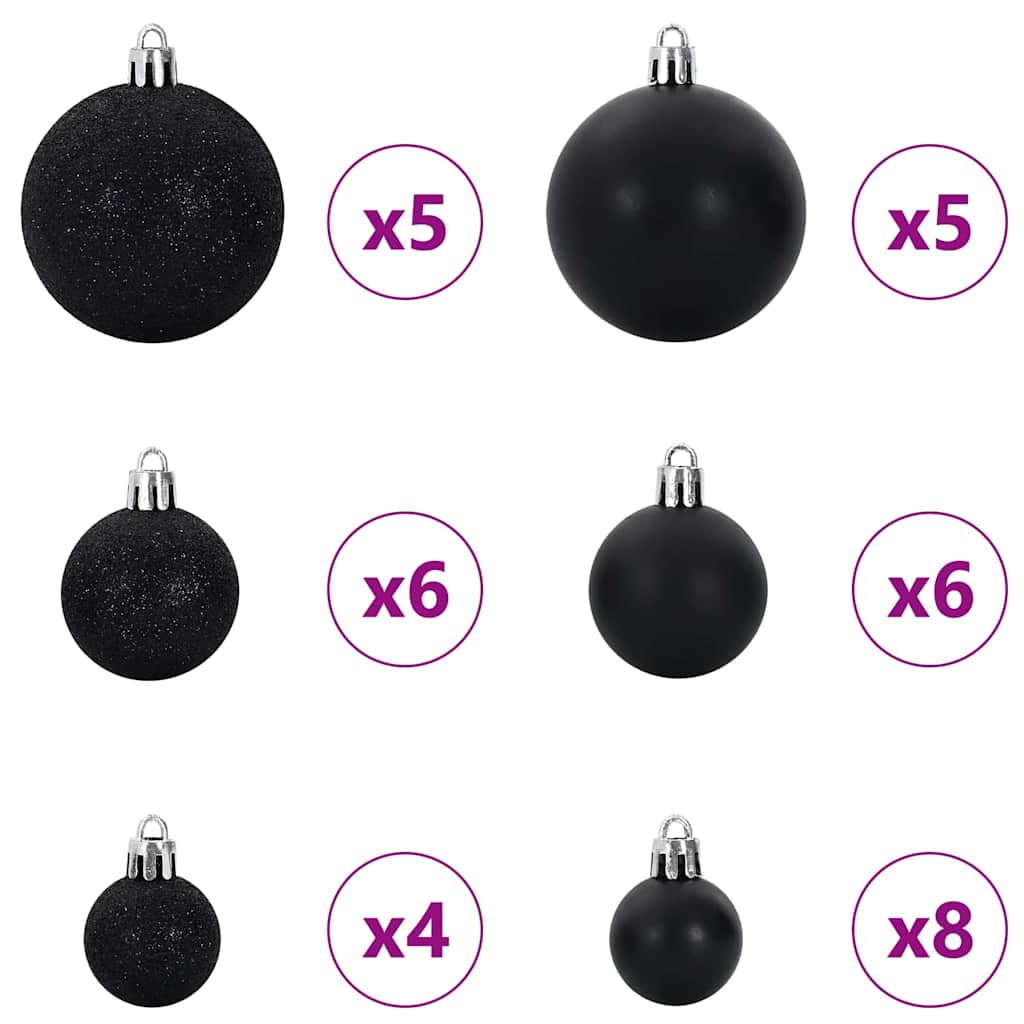 Eckiger künstlicher Weihnachtsbaum Grün 120 cm PVC und Metall