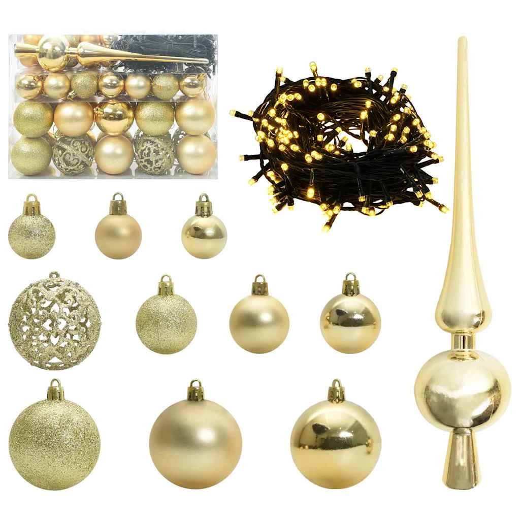Eckiger künstlicher Weihnachtsbaum Grün 120 cm PVC und Metall
