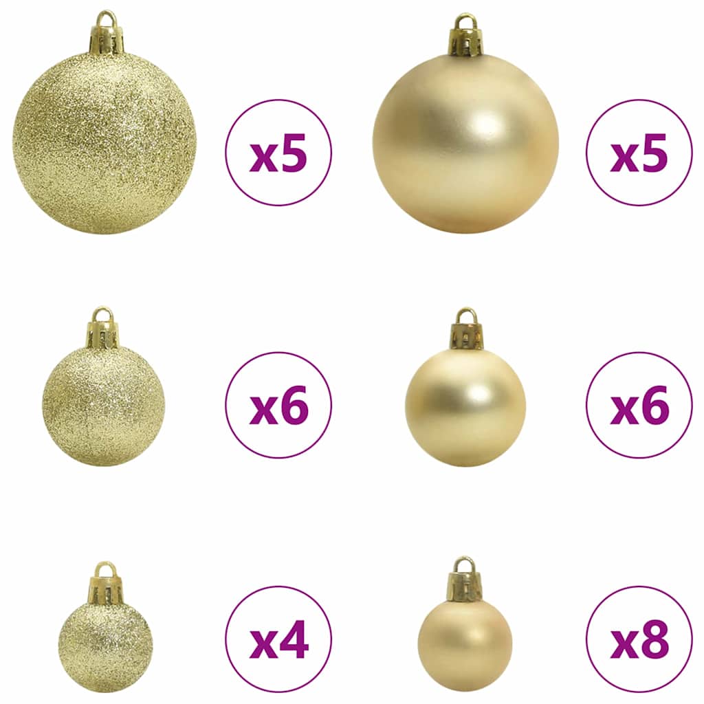 Eckiger künstlicher Weihnachtsbaum Grün 120 cm PVC und Metall