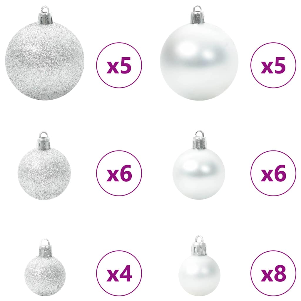 Eckiger künstlicher Weihnachtsbaum Grün 120 cm PVC und Metall