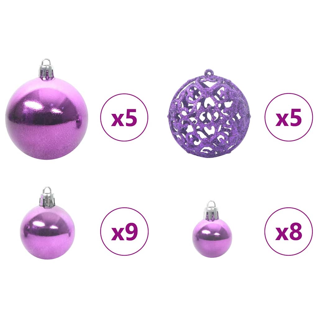 Eckiger künstlicher Weihnachtsbaum Grün 120 cm PVC und Metall