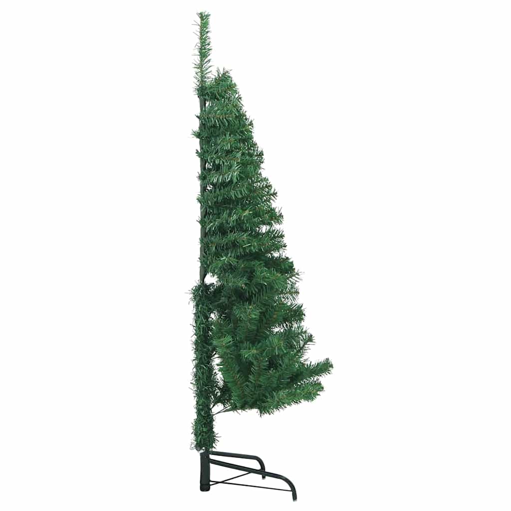 Eckiger künstlicher Weihnachtsbaum Grün 120 cm PVC und Metall
