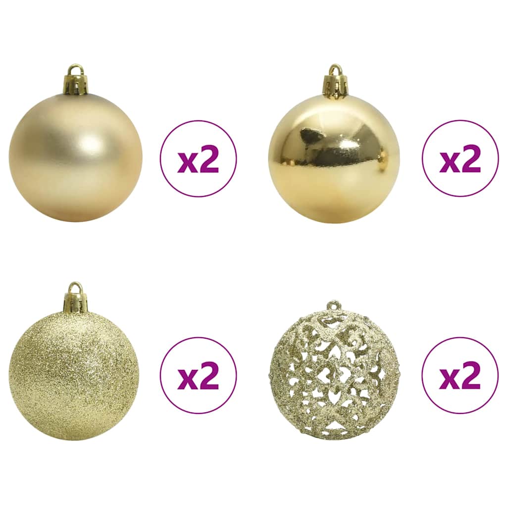 Eckiger künstlicher Weihnachtsbaum Grün 120 cm PVC und Metall