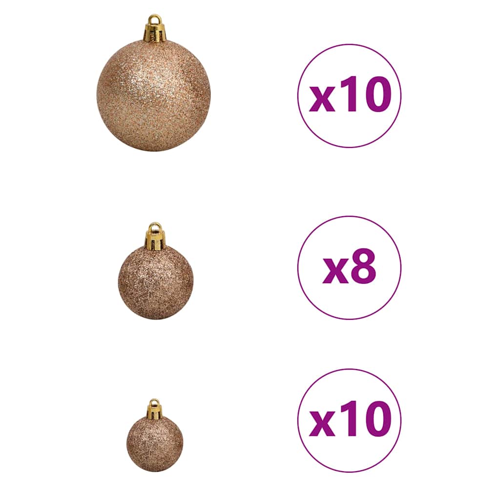 Eckiger künstlicher Weihnachtsbaum Grün 180 cm PVC und Metall