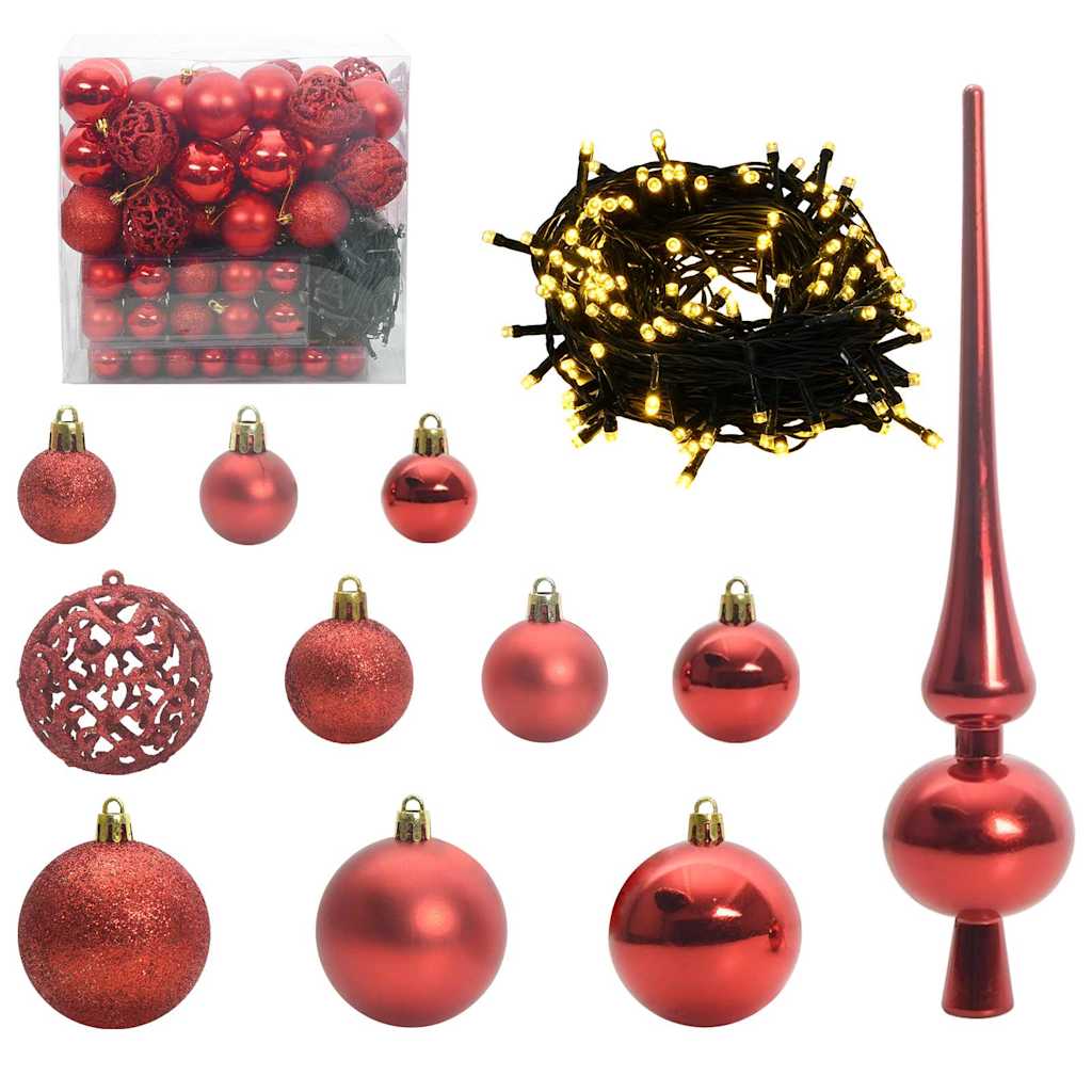Eckiger künstlicher Weihnachtsbaum Grün 180 cm PVC und Metall