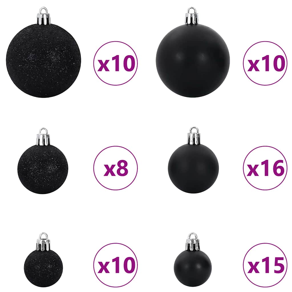Eckiger künstlicher Weihnachtsbaum Grün 180 cm PVC und Metall