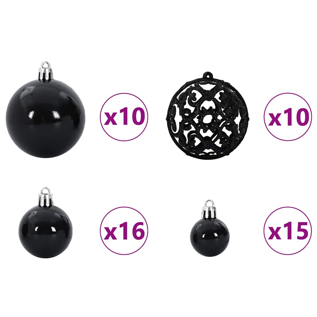 Eckiger künstlicher Weihnachtsbaum Grün 180 cm PVC und Metall