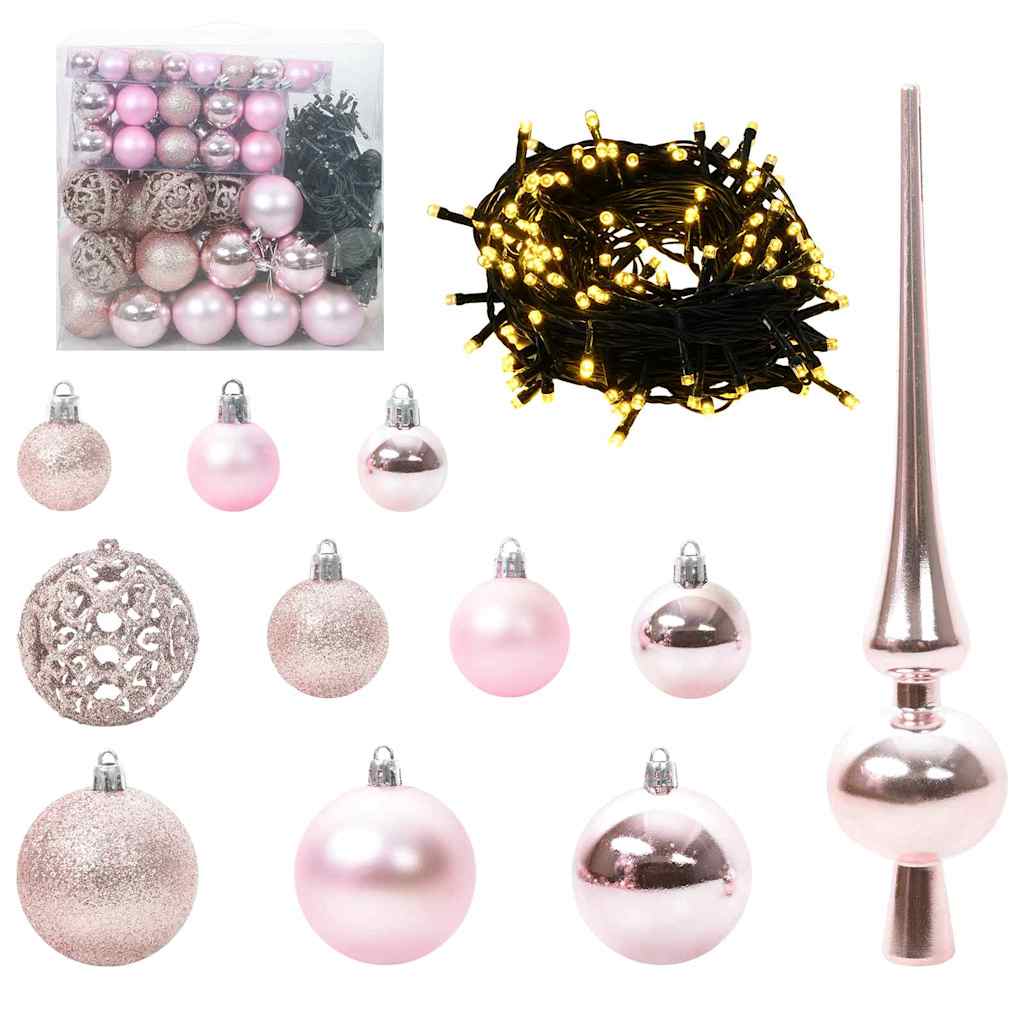 Eckiger künstlicher Weihnachtsbaum Grün 180 cm PVC und Metall