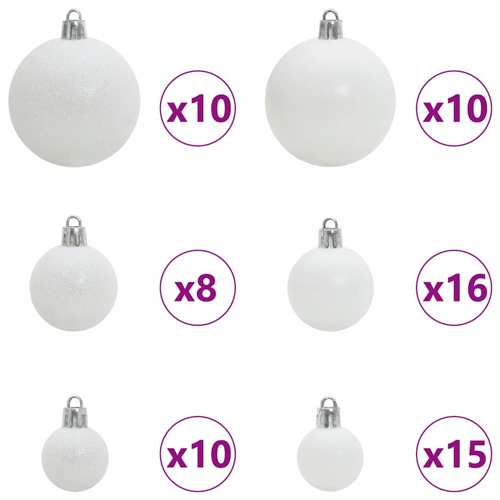 Eckiger künstlicher Weihnachtsbaum Grün 180 cm PVC und Metall
