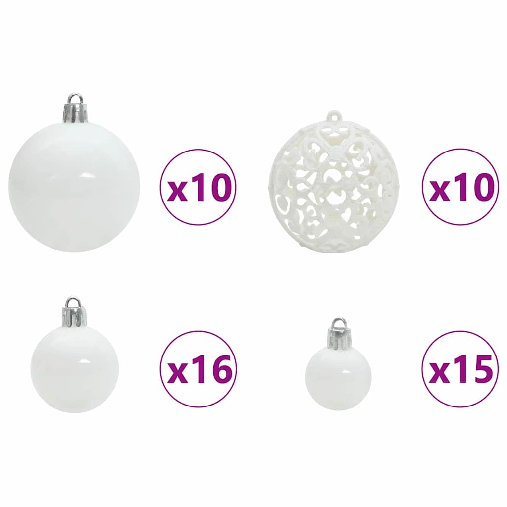 Eckiger künstlicher Weihnachtsbaum Grün 180 cm PVC und Metall