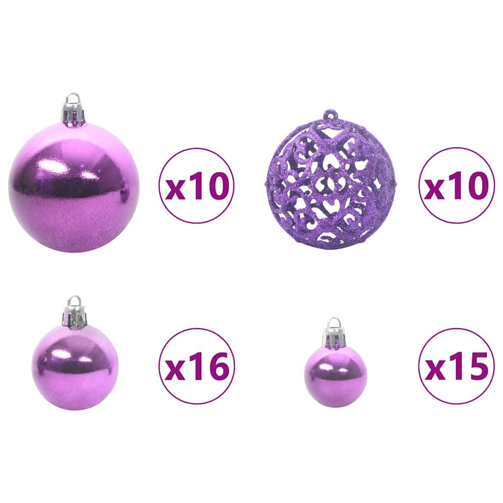 Eckiger künstlicher Weihnachtsbaum Grün 180 cm PVC und Metall