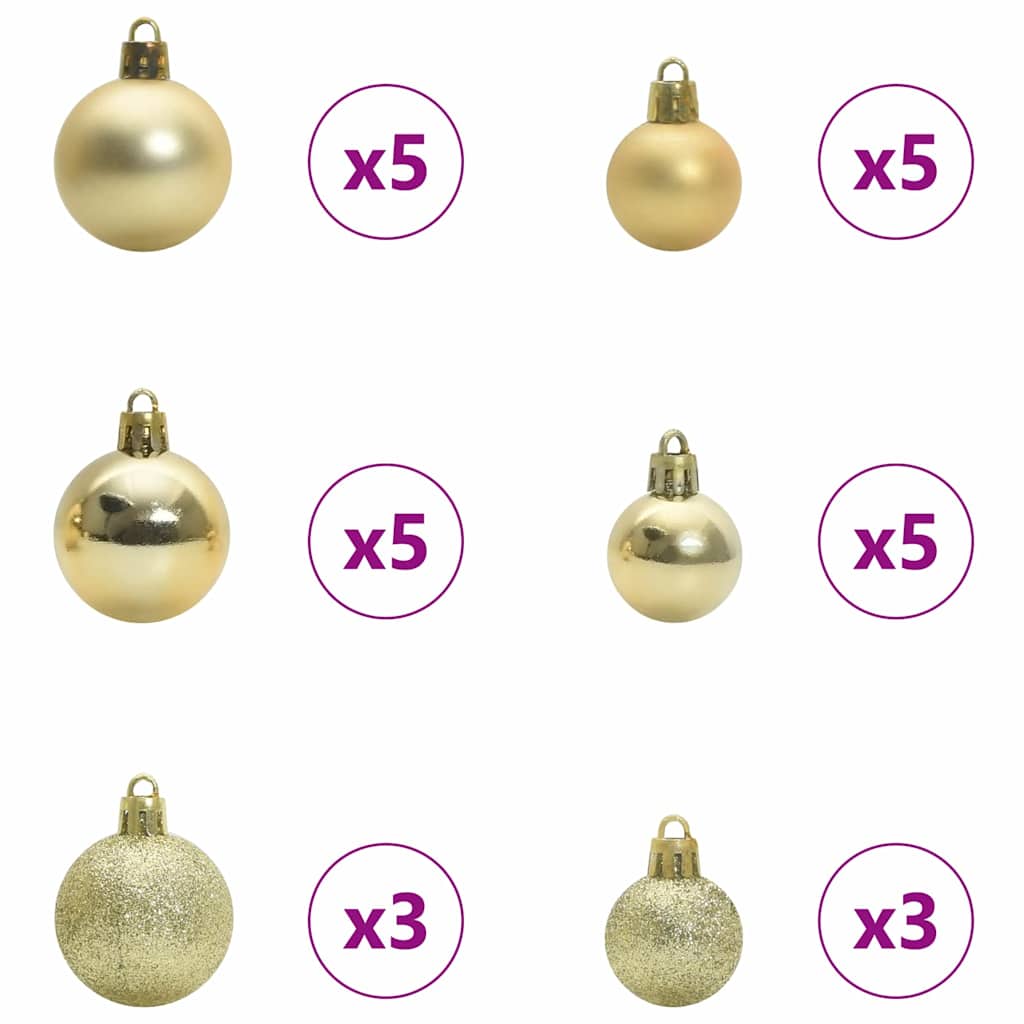 Eckiger künstlicher Weihnachtsbaum Grün 180 cm PVC und Metall