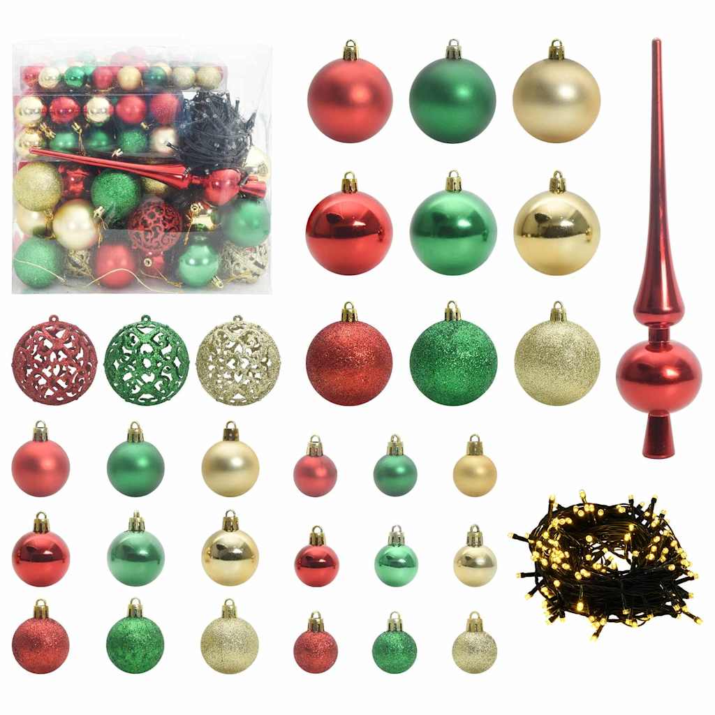 Eckiger künstlicher Weihnachtsbaum Grün 180 cm PVC und Metall