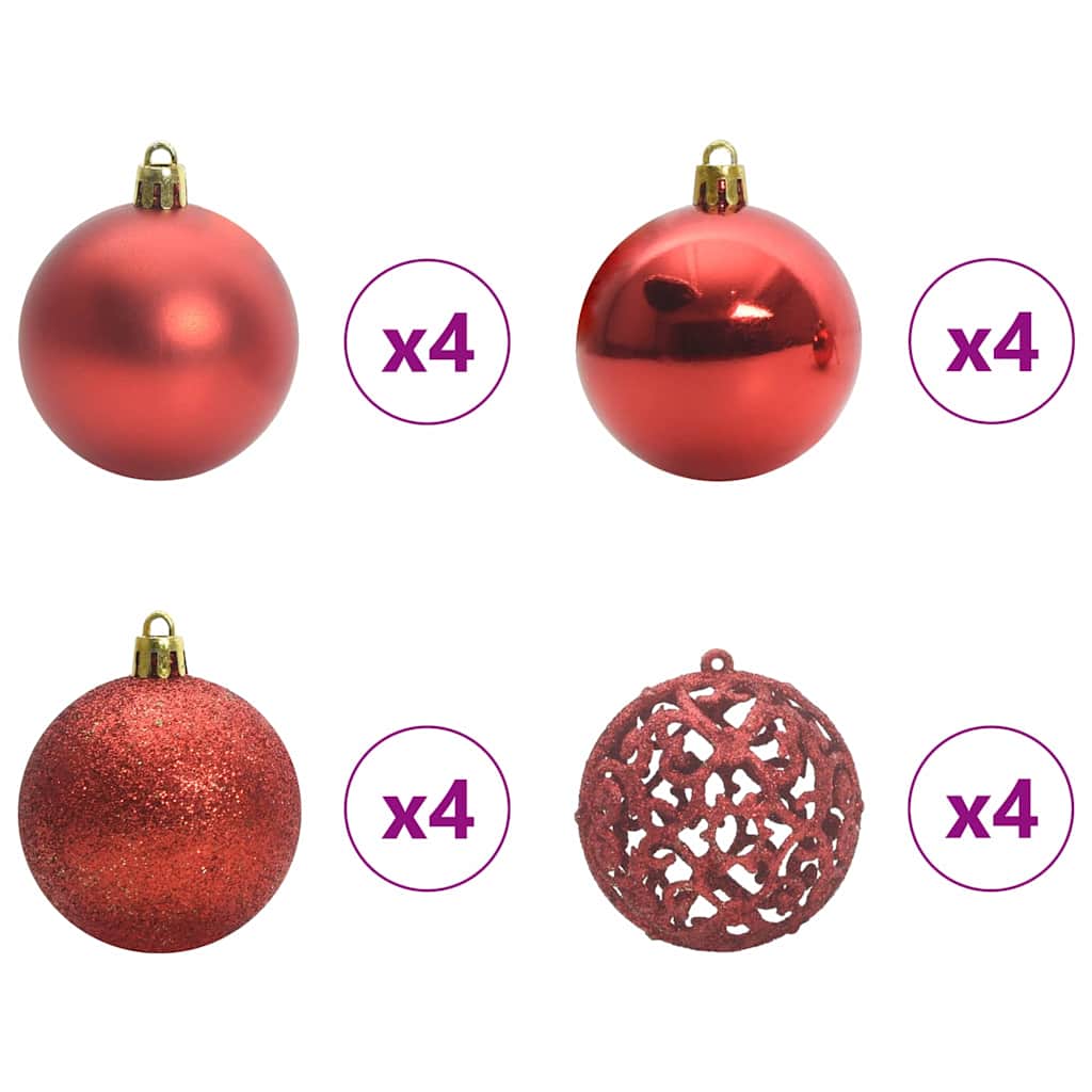 Eckiger künstlicher Weihnachtsbaum Grün 180 cm PVC und Metall