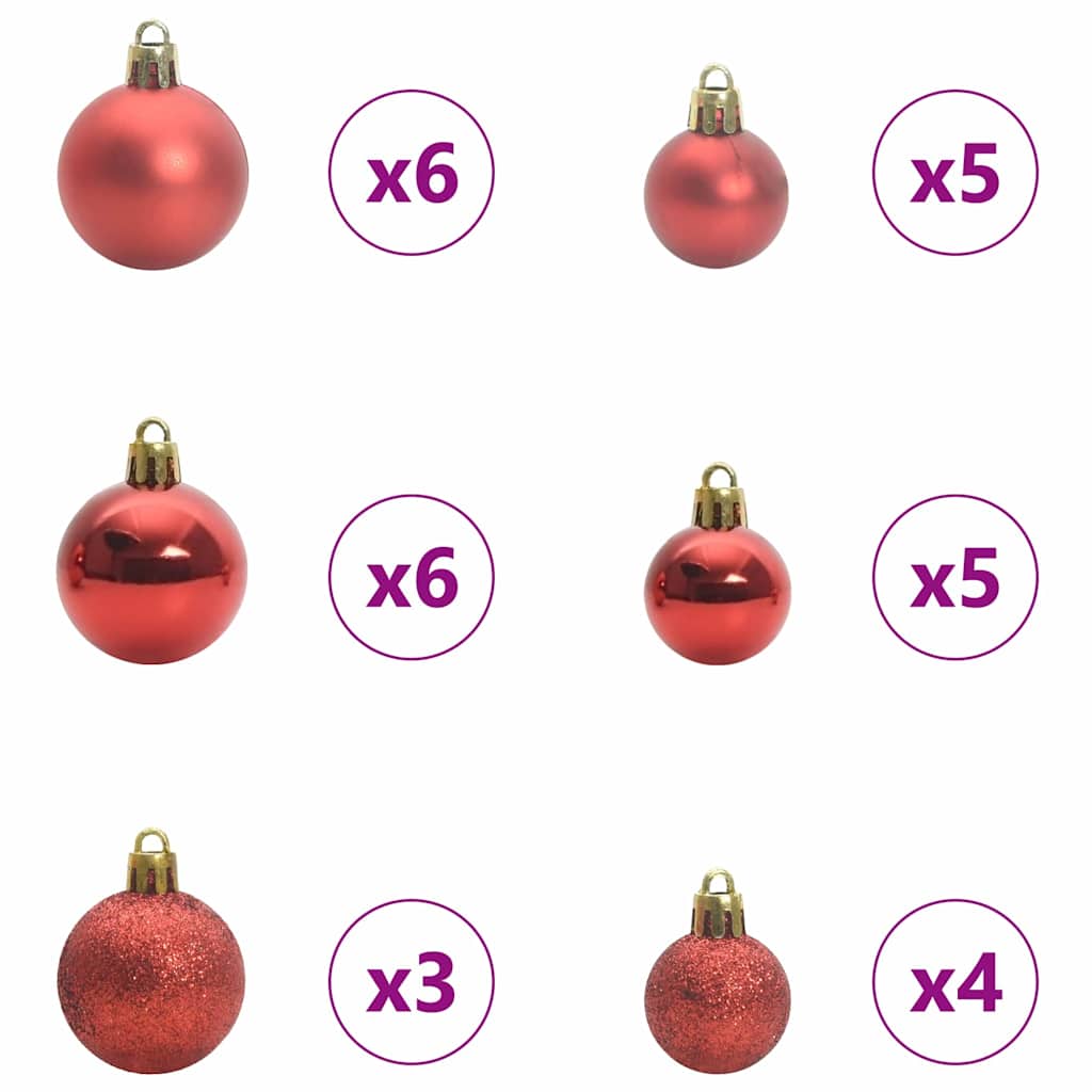 Eckiger künstlicher Weihnachtsbaum Grün 180 cm PVC und Metall
