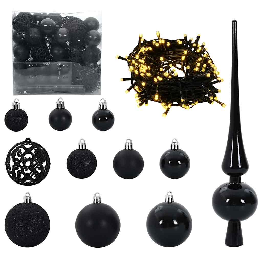Eckiger künstlicher Weihnachtsbaum Grün 240 cm PVC und Metall