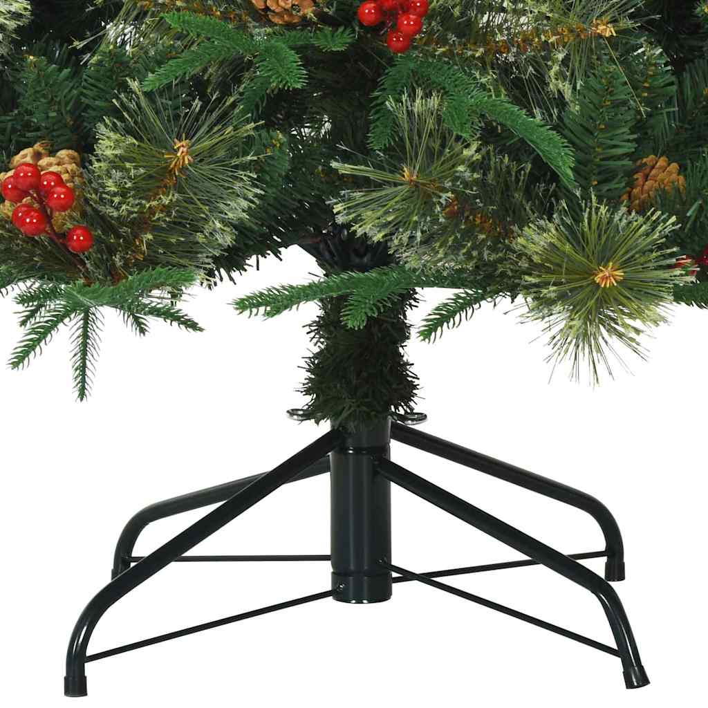 Künstlicher klappbarer Weihnachtsbaum Grün 180 cm PE und PVC