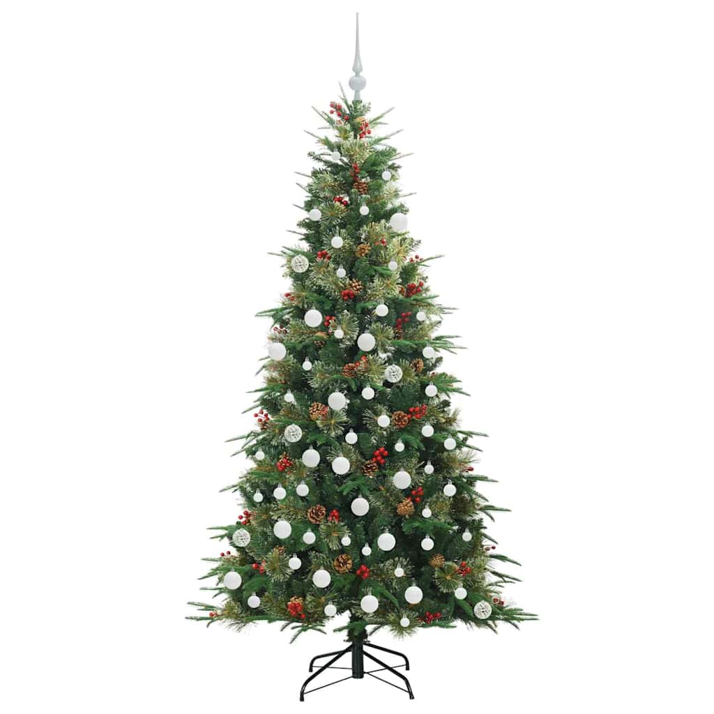Künstlicher klappbarer Weihnachtsbaum Grün 180 cm PE und PVC