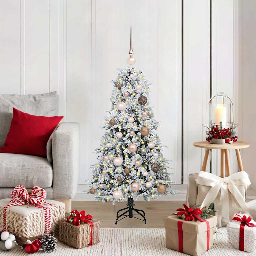 Künstlicher klappbarer Weihnachtsbaum Grün 120 cm PE und PVC