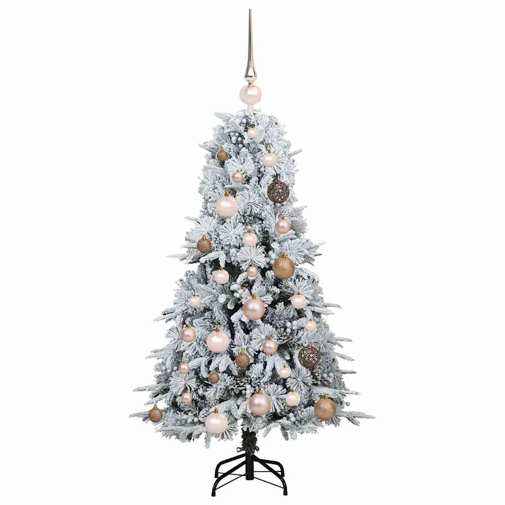 Künstlicher klappbarer Weihnachtsbaum Grün 120 cm PE und PVC