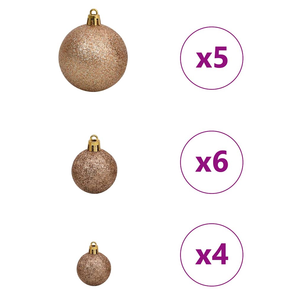 Künstlicher klappbarer Weihnachtsbaum Grün 120 cm PE und PVC