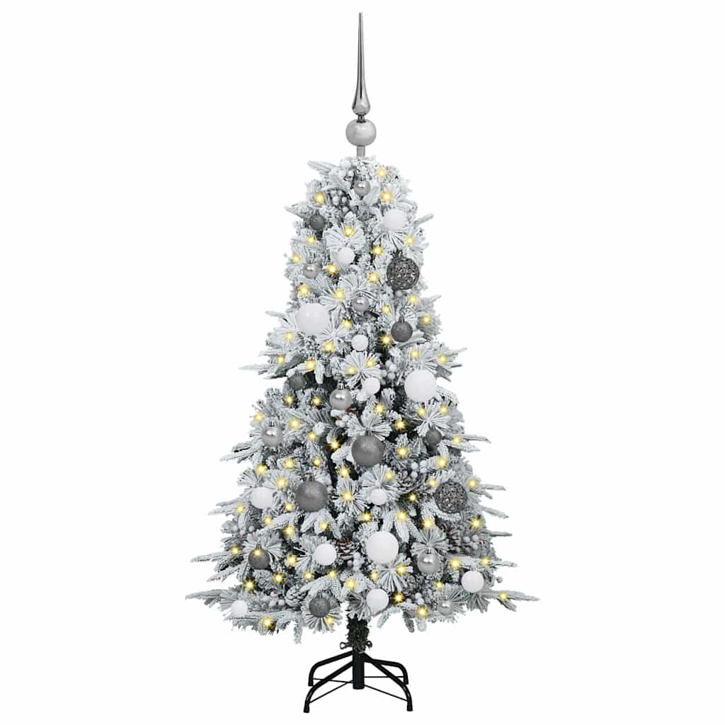 Künstlicher klappbarer Weihnachtsbaum Grün 120 cm PE und PVC