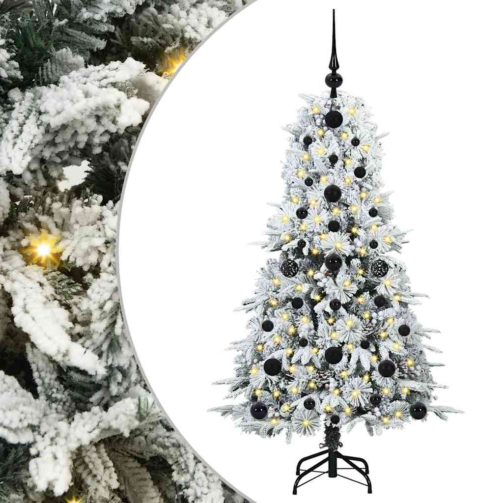 Künstlicher klappbarer Weihnachtsbaum Grün 120 cm PE und PVC