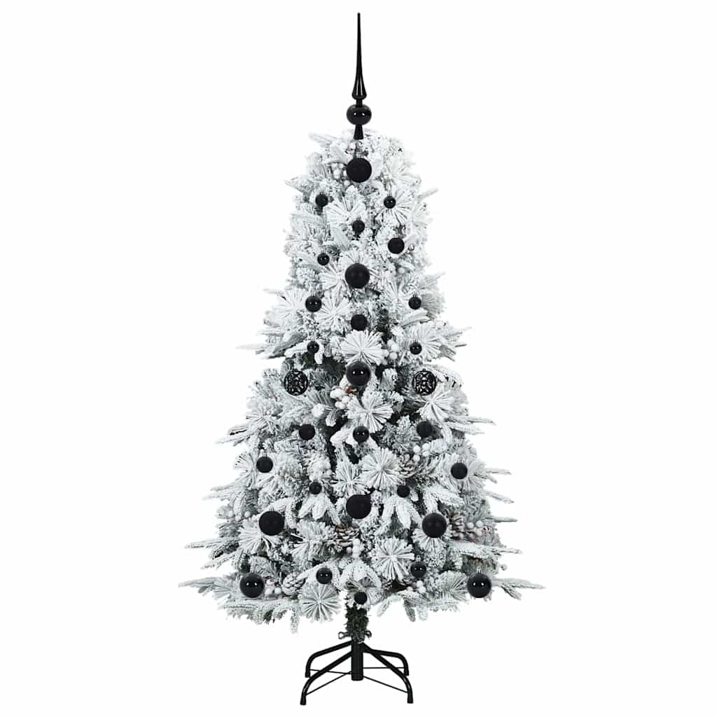 Künstlicher klappbarer Weihnachtsbaum Grün 120 cm PE und PVC