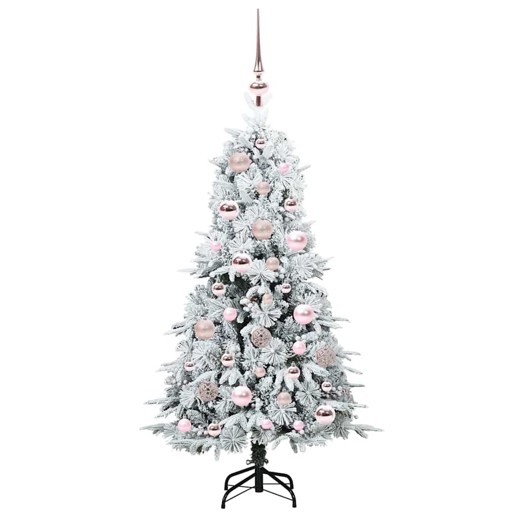 Künstlicher klappbarer Weihnachtsbaum Grün 120 cm PE und PVC