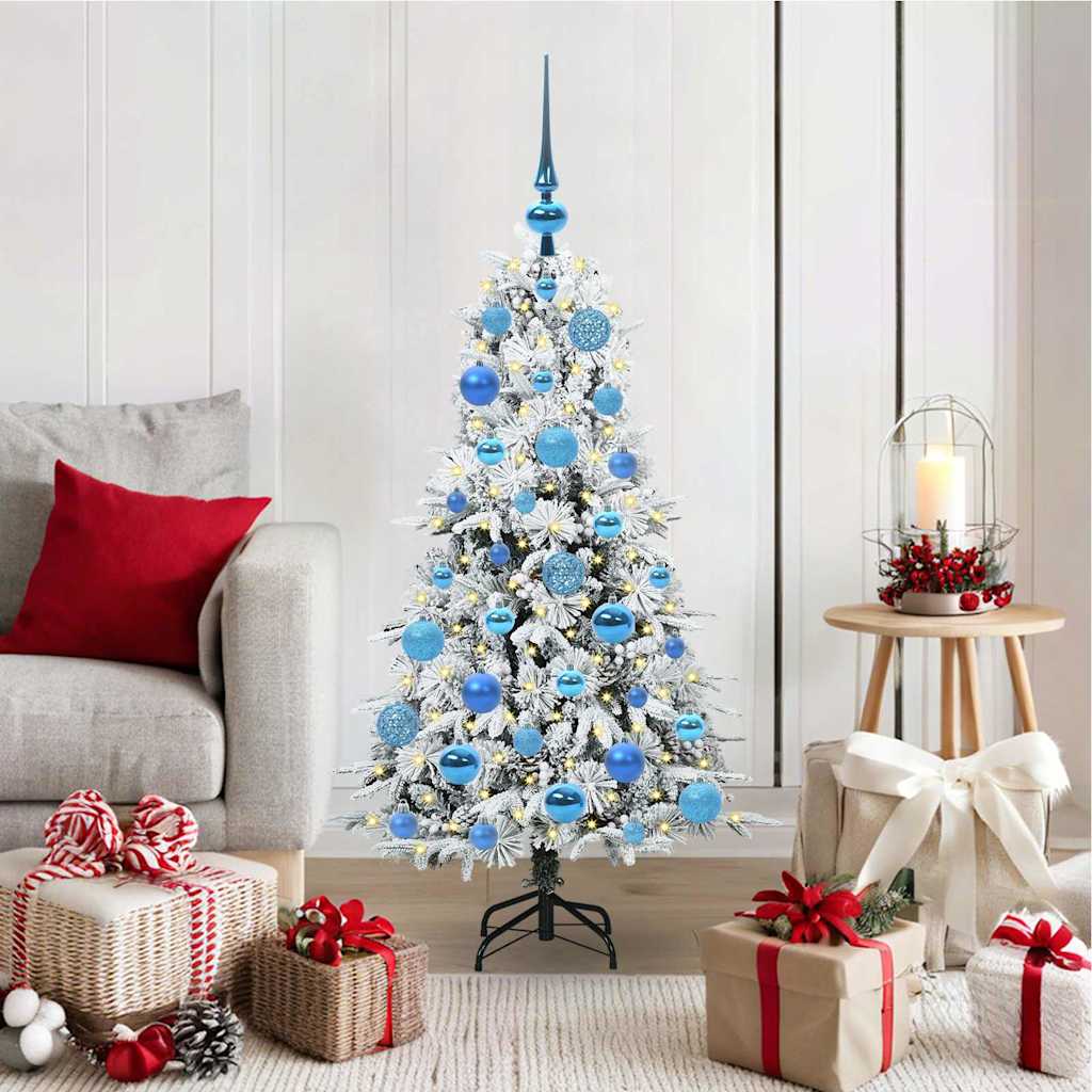Künstlicher klappbarer Weihnachtsbaum Grün 120 cm PE und PVC