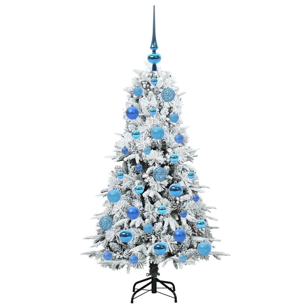 Künstlicher klappbarer Weihnachtsbaum Grün 120 cm PE und PVC