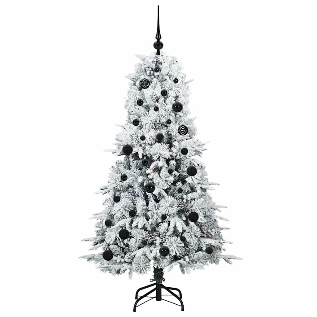 Künstlicher klappbarer Weihnachtsbaum Grün 150 cm PE und PVC
