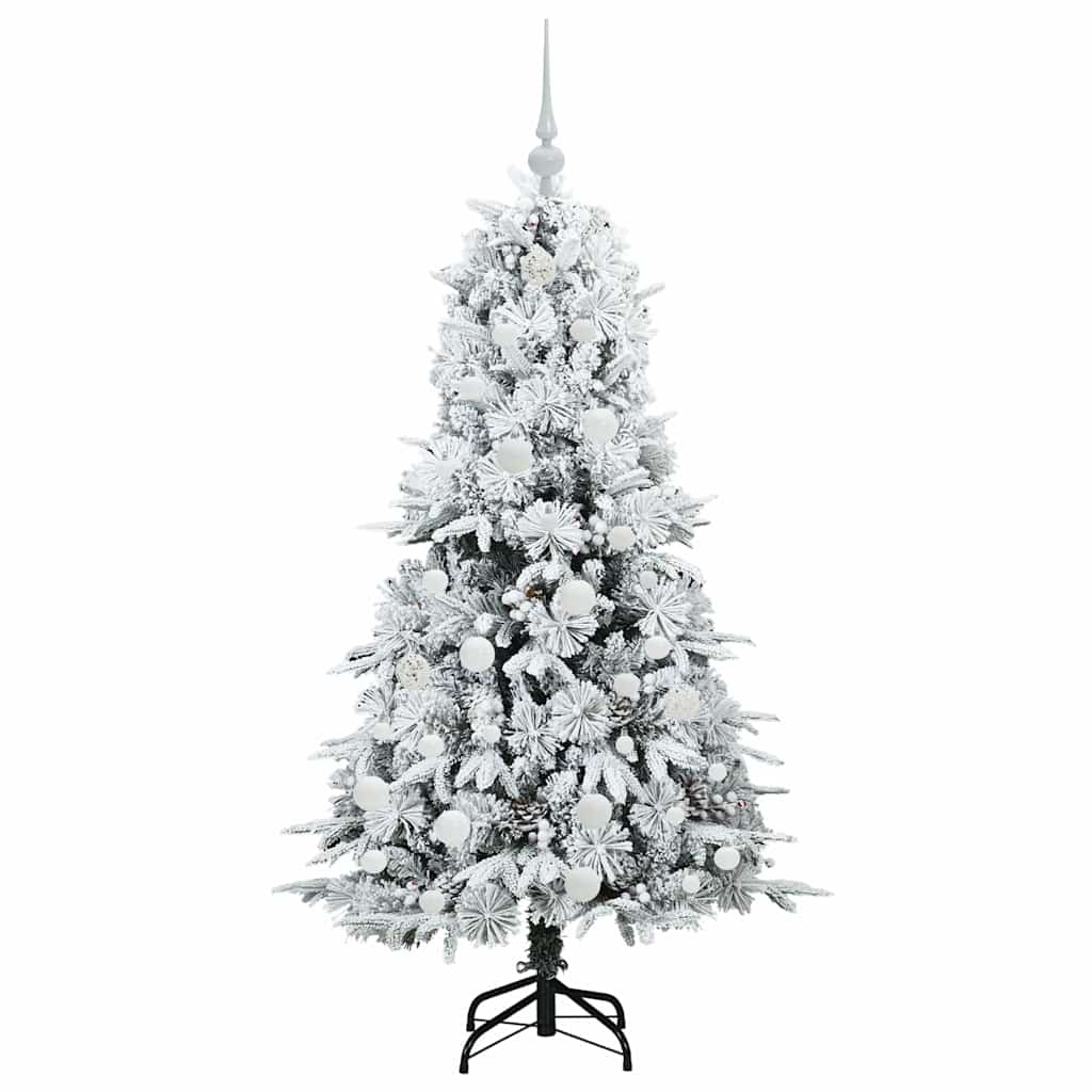 Künstlicher klappbarer Weihnachtsbaum Grün 150 cm PE und PVC