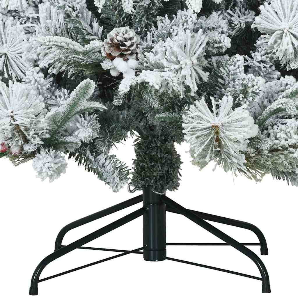 Künstlicher klappbarer Weihnachtsbaum Grün 180 cm PE und PVC