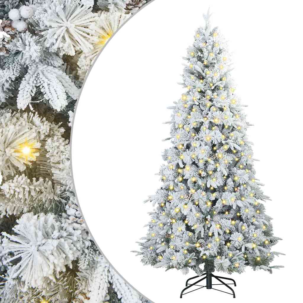 Künstlicher klappbarer Weihnachtsbaum Grün 180 cm PE und PVC