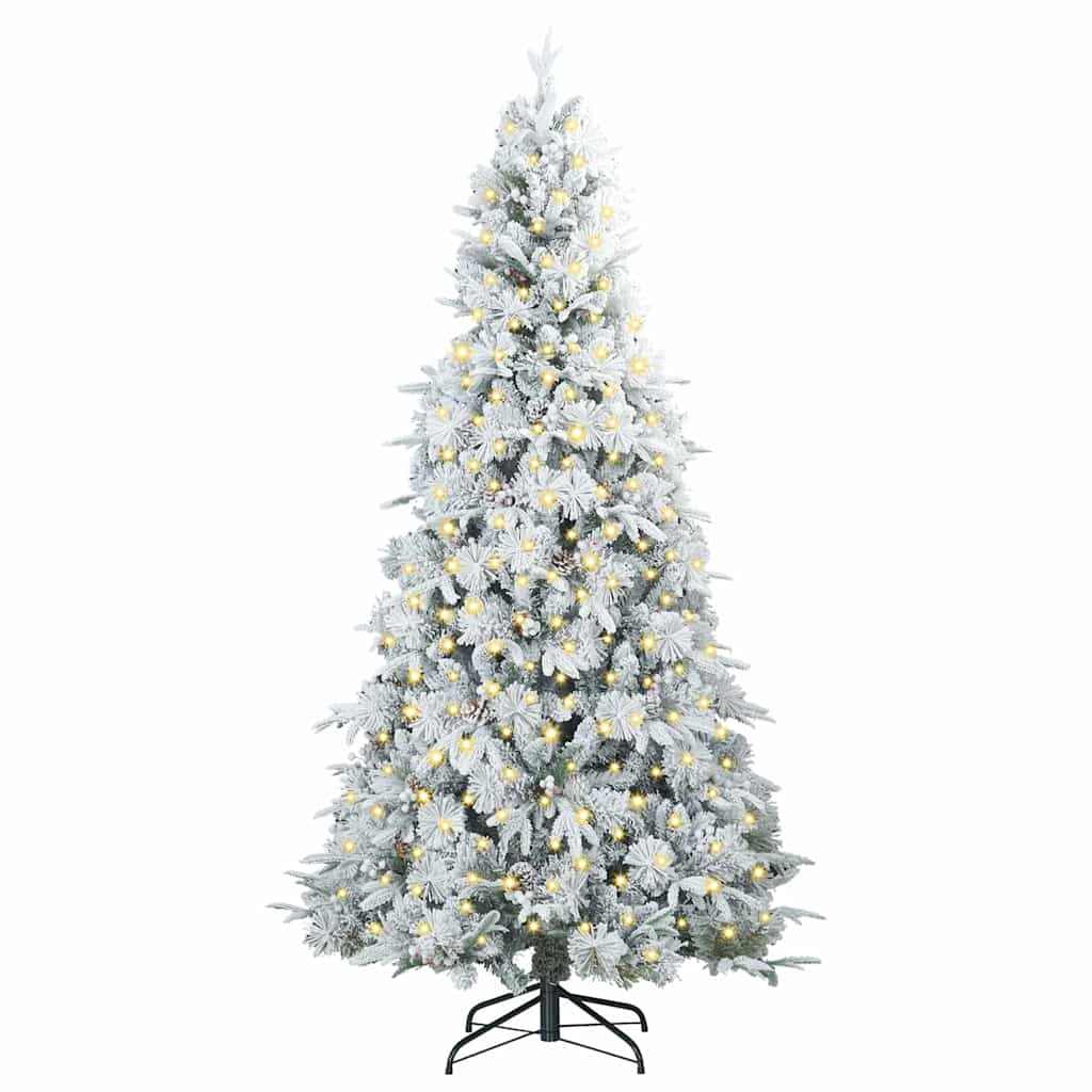 Künstlicher klappbarer Weihnachtsbaum Grün 180 cm PE und PVC